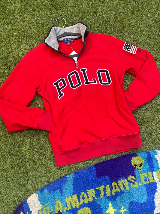 Y2K Kids Polo Pullover HalfZip