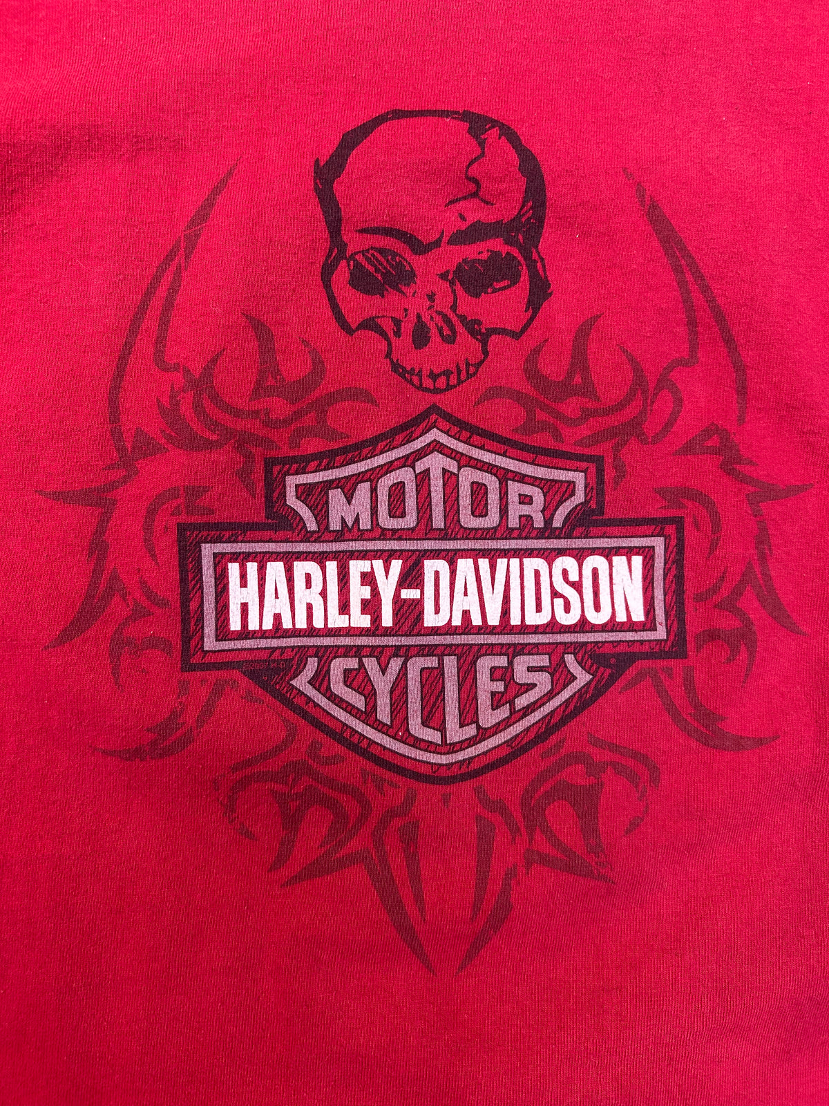 Y2K Harley Davidson Florida Long Sleeve Skull Hit Tee