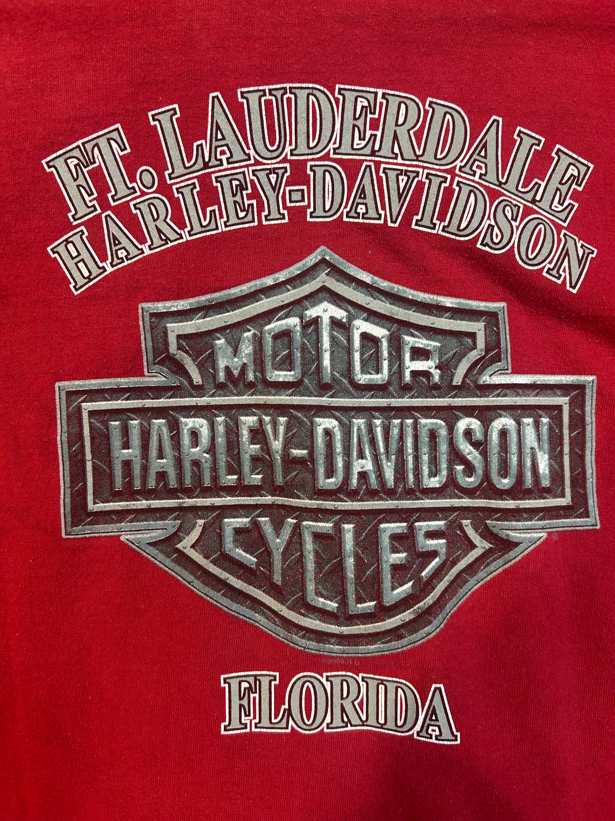 Y2K Harley Davidson Florida Long Sleeve Skull Hit Tee