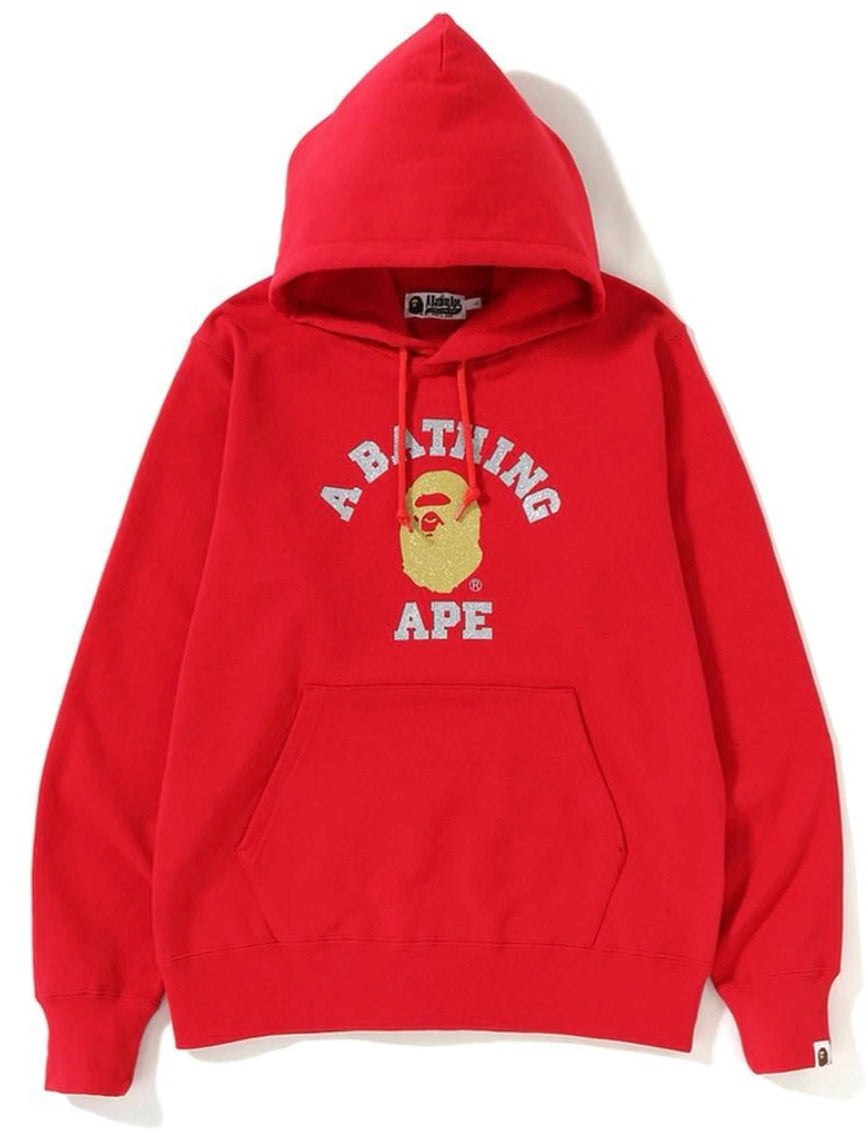 Bape Glitter College Hoodie