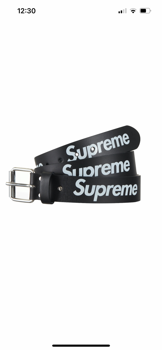 Supreme Repeat Leather Belt